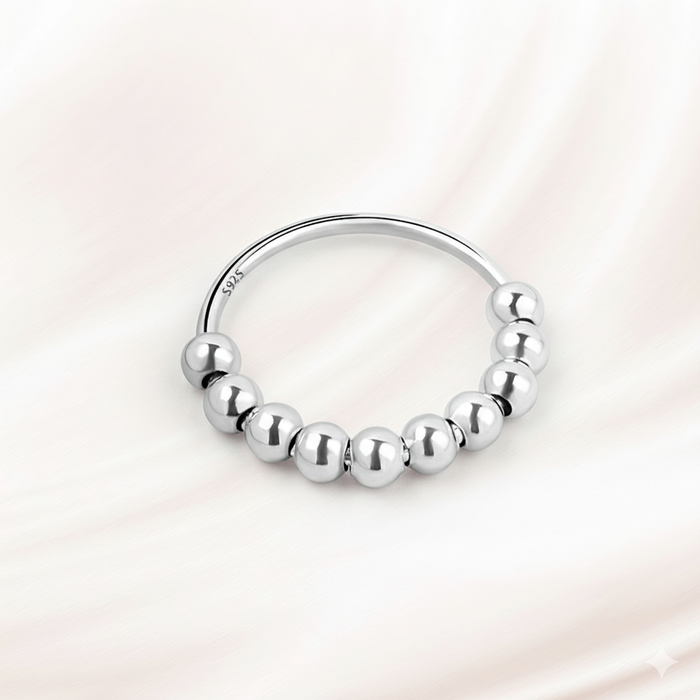 Balance Beam Fidget Ring in Sterling Silver or Gold Plated**