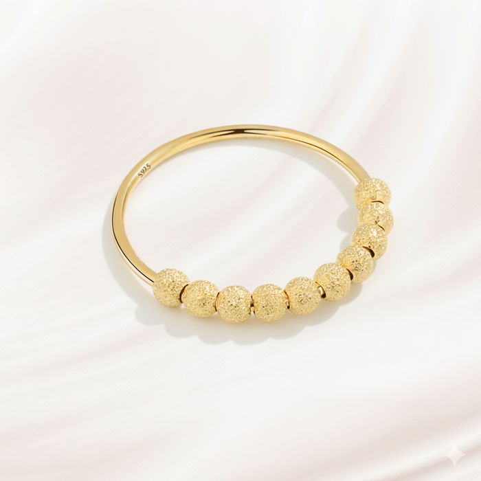 Balance Beam Fidget Ring in Sterling Silver or Gold Plated**