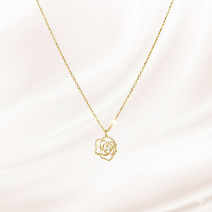 Bloom in Silver & Gold Plated Necklaces