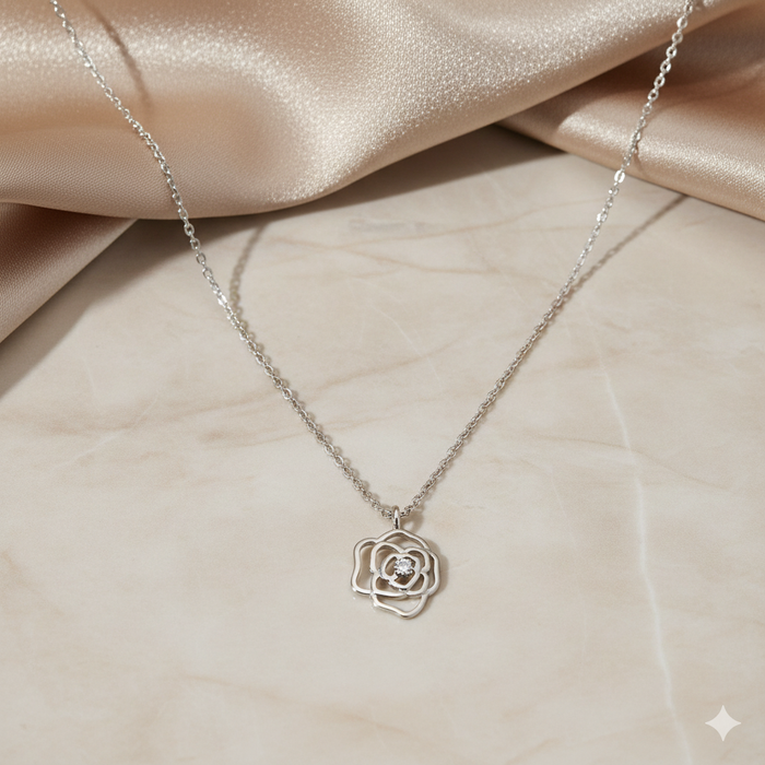 Bloom in Silver & Gold Plated Necklaces