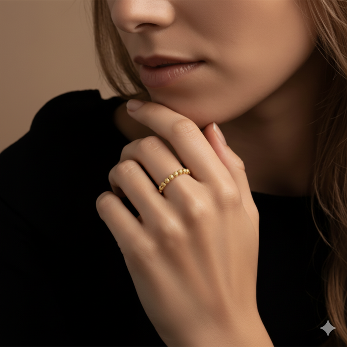 Balance Beam Fidget Ring in Sterling Silver or Gold Plated**