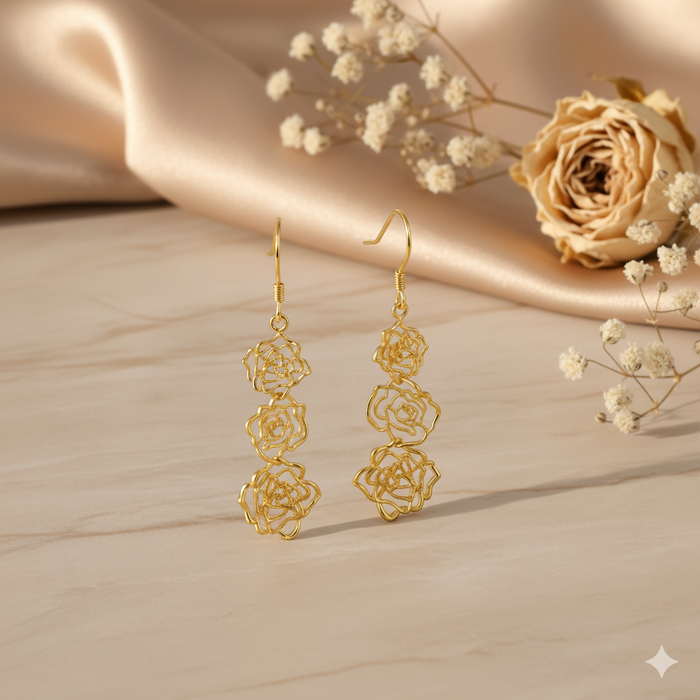 Bloom Through the Thorns in Silver & Gold Plated