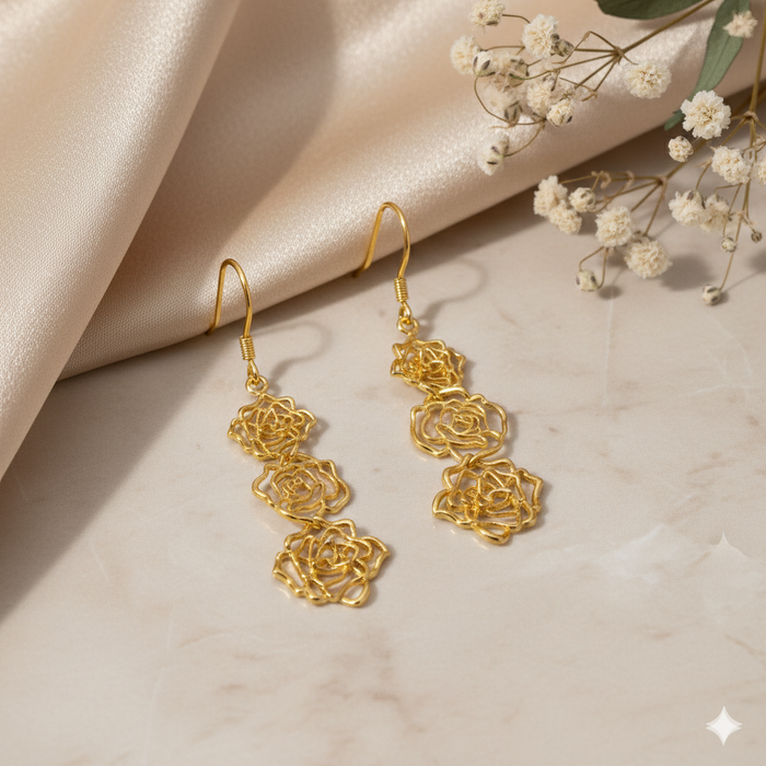 Bloom Through the Thorns in Silver & Gold Plated